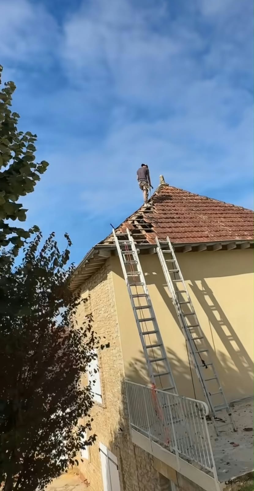 Réparation de couverture en tuiles